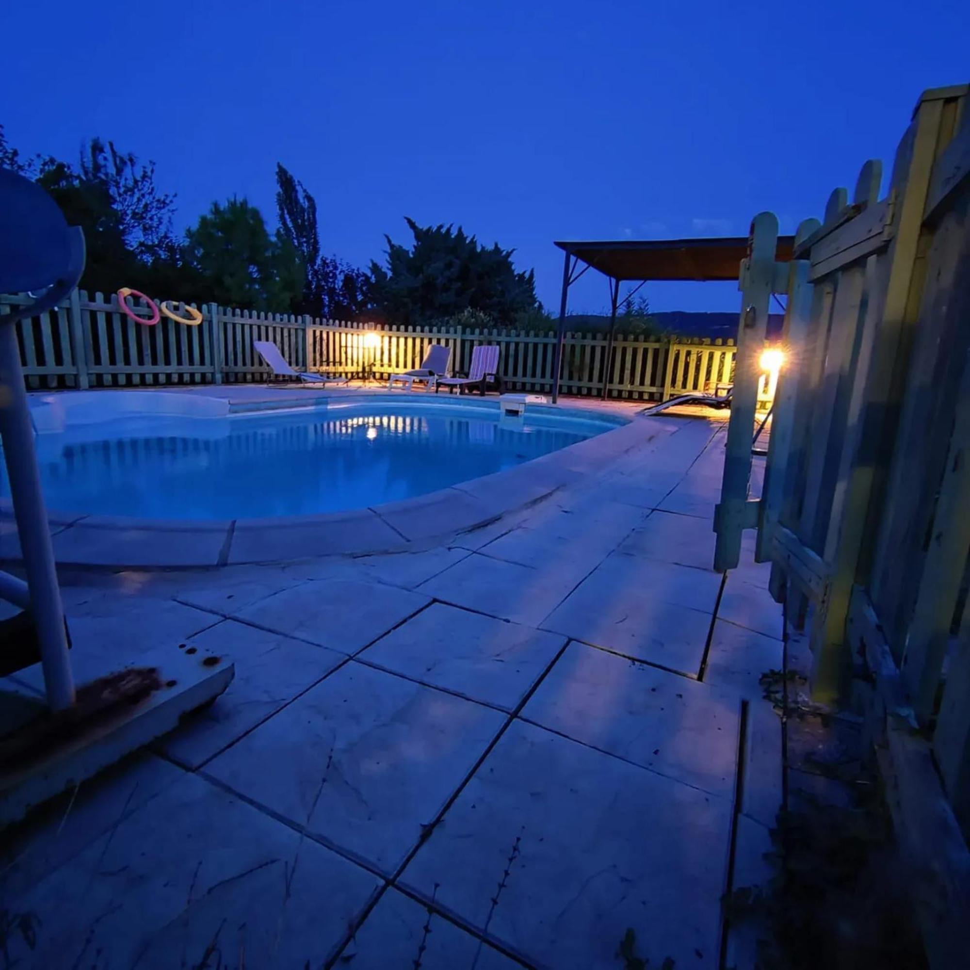 Maison Paisible A Veyras Avec Piscine Privee Et Vue Montagne Esterno foto