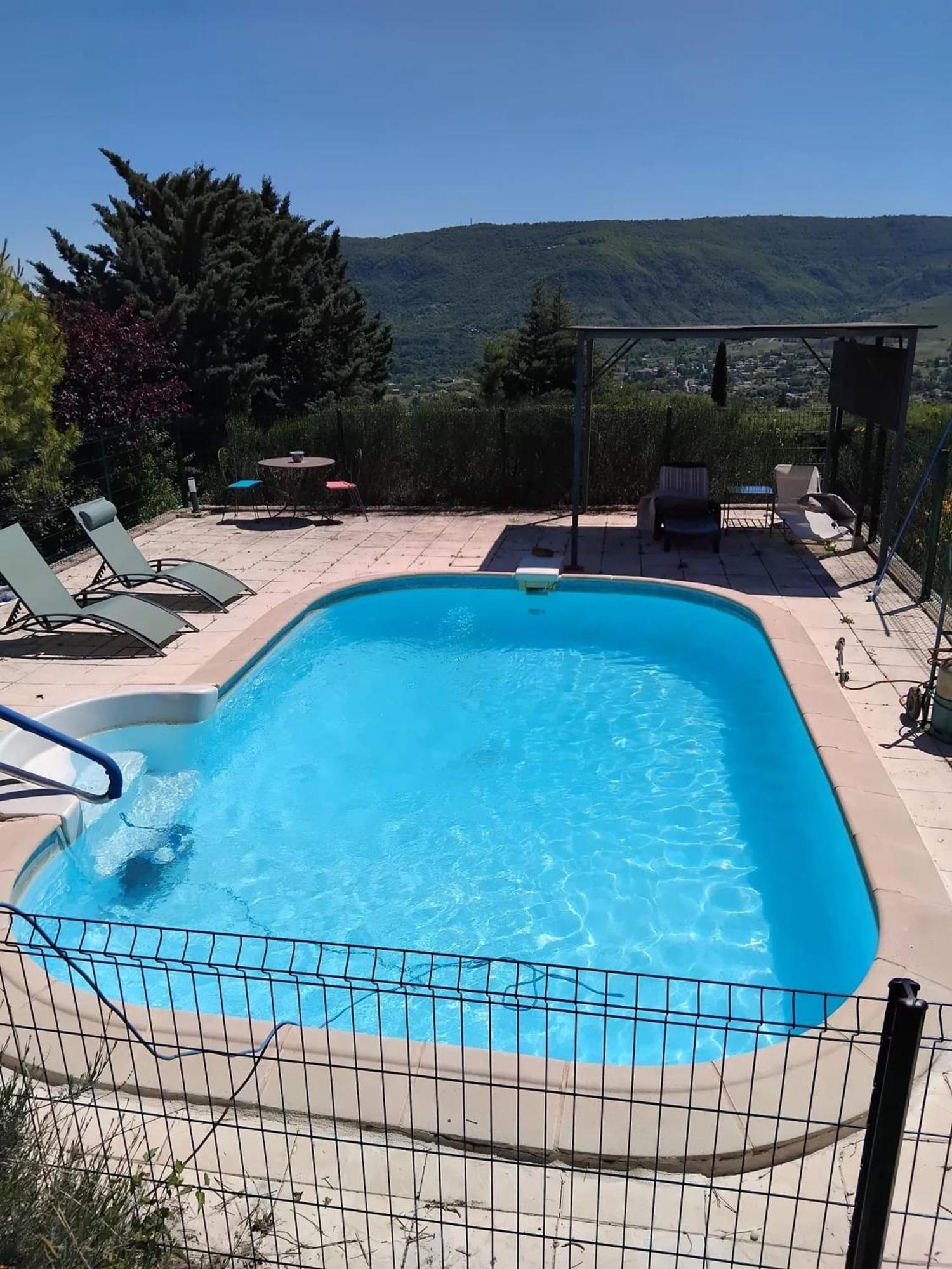 Maison Paisible A Veyras Avec Piscine Privee Et Vue Montagne Esterno foto