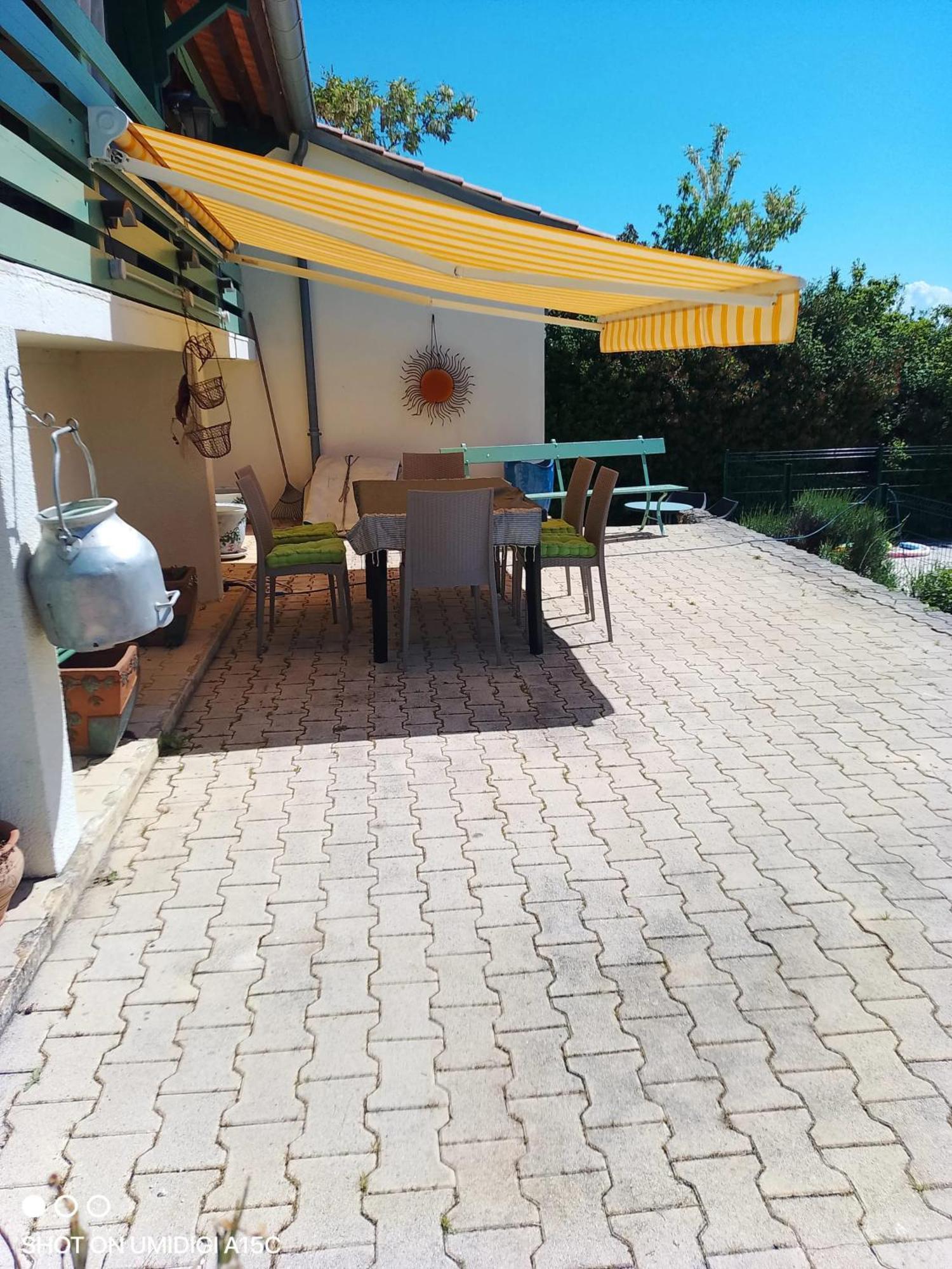 Maison Paisible A Veyras Avec Piscine Privee Et Vue Montagne Esterno foto